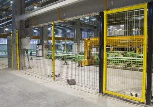 Ограждение 3D внутри производственного цеха в Оренбурге