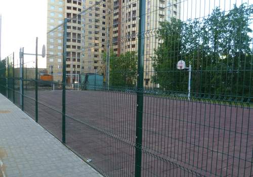 3Д забор для футбольной площадки в Оренбурге