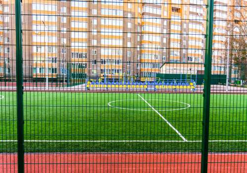 2Д забор для футбольной площадки в Оренбурге